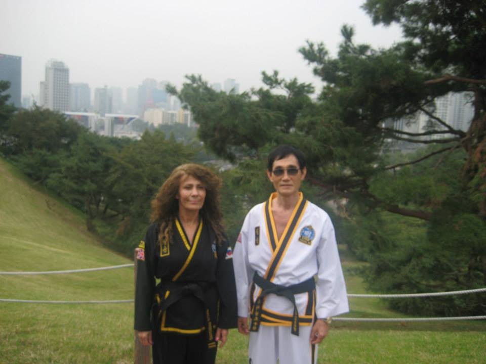 Emilia Freegard and Grandmaster Choi